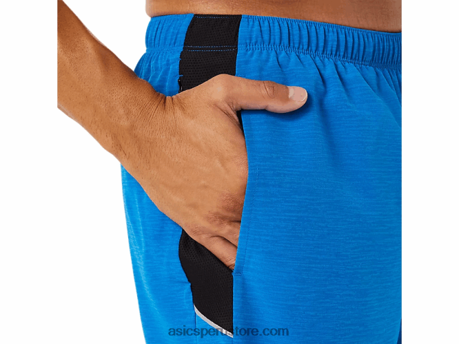 RPVB1809 tinte espacial azul eléctrico Asics pantalón corto de 7 pulgadas pr lyte para hombre