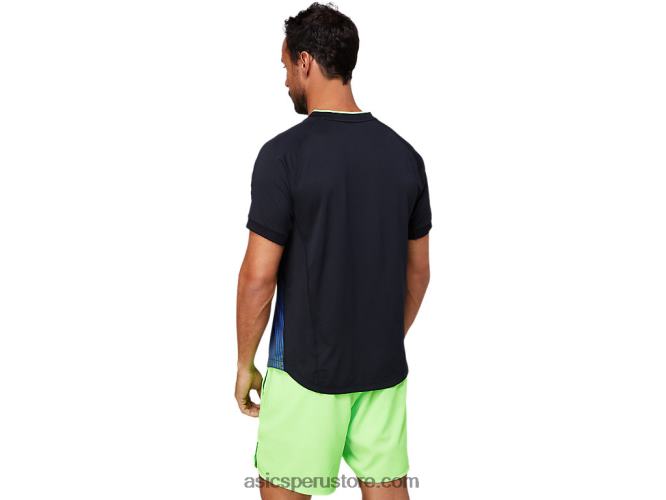 RPVB1830 rendimiento negro Asics camiseta con gráfico Match para hombre