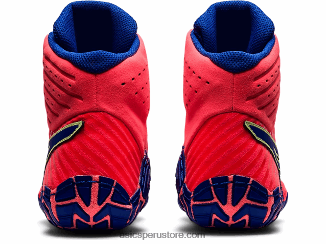 RPVB1833 coral resplandeciente/azul lapislázuli Asics agresor 4