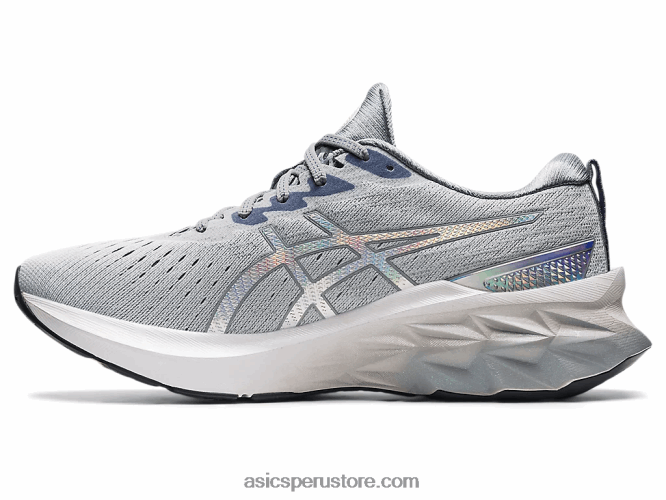 RPVB1839 gris piedmont/blanco Asics platino novablast 2