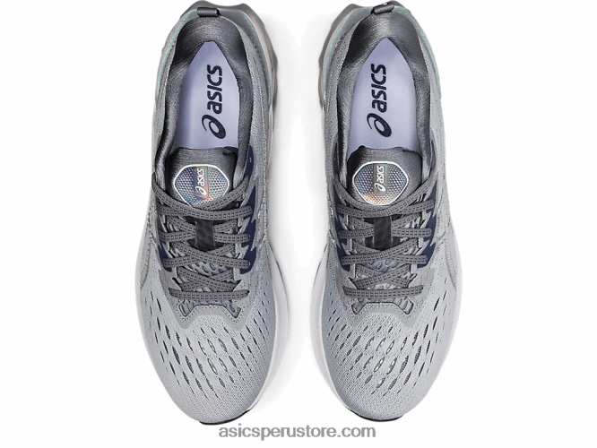 RPVB1839 gris piedmont/blanco Asics platino novablast 2