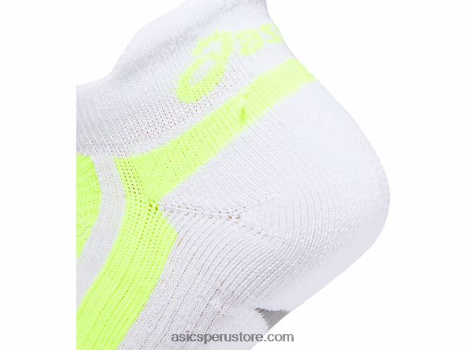 RPVB1844 blanco brillante/amarillo de seguridad Asics nimbus más pestaña única