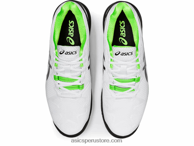 RPVB1852 gecko blanco/verde Asics resolución de gel 8