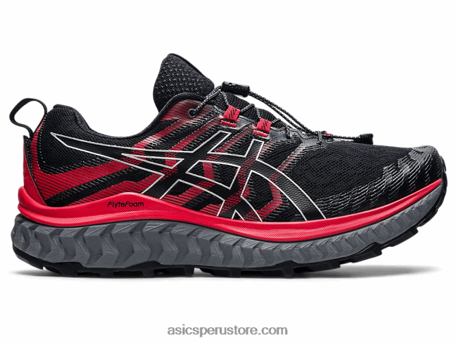 RPVB1862 negro/rojo eléctrico Asics trabuco max