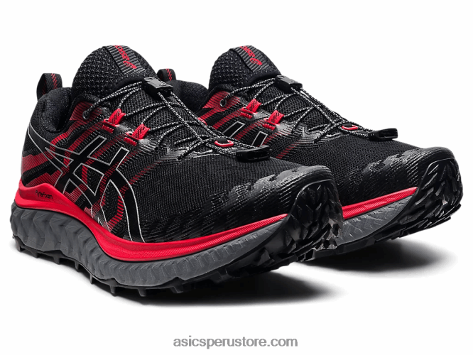 RPVB1862 negro/rojo eléctrico Asics trabuco max