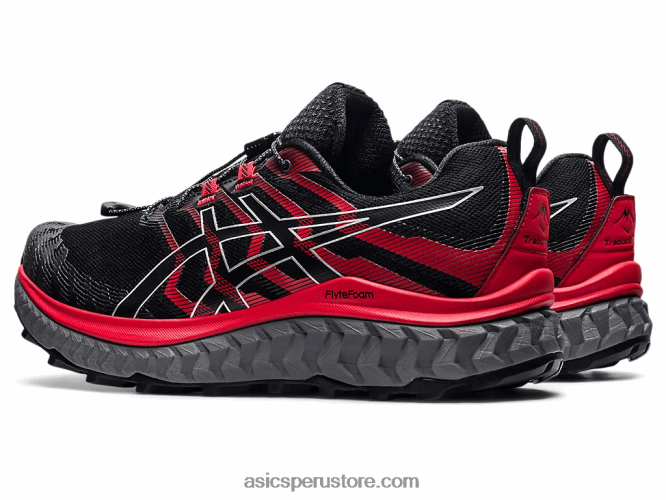 RPVB1862 negro/rojo eléctrico Asics trabuco max
