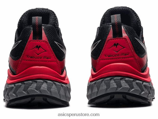 RPVB1862 negro/rojo eléctrico Asics trabuco max