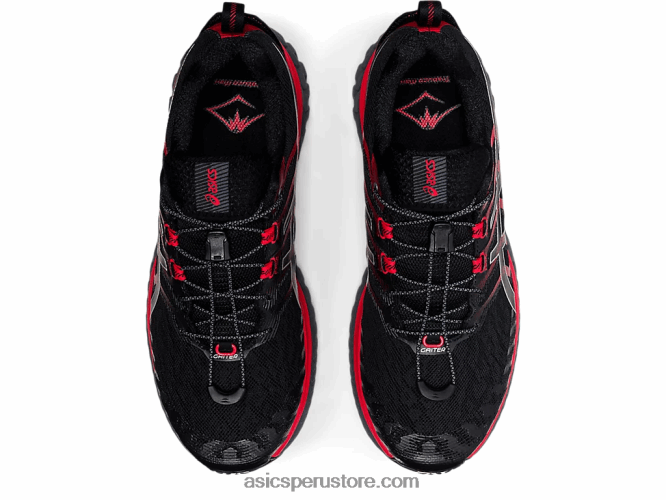 RPVB1862 negro/rojo eléctrico Asics trabuco max