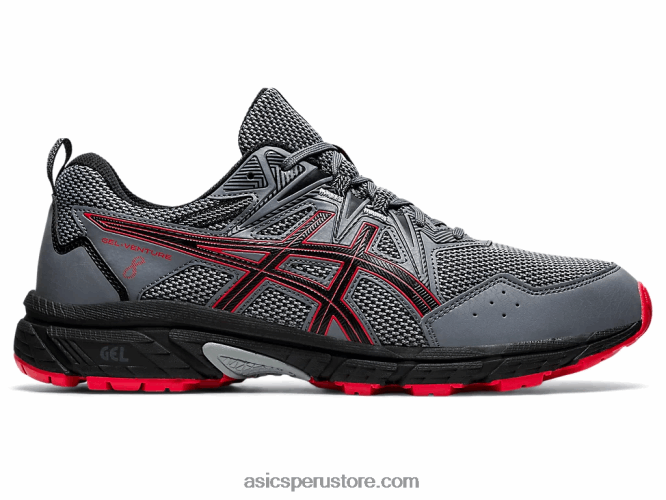 RPVB1864 metrópolis/rojo clásico Asics gel-venture 8 extra ancho