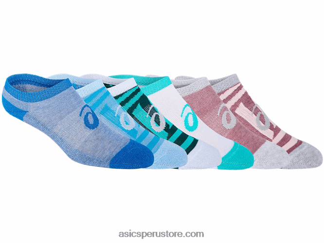 RPVB1886 sal rosa/aguamarina digital/vidrio marino Asics invasión juvenil no show