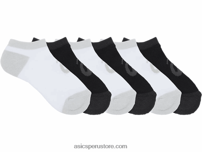 negro perforado/blanco brillante