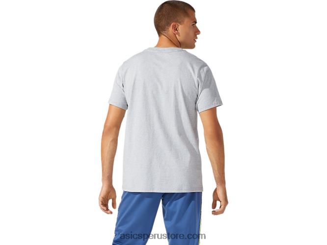 RPVB1897 brezo gris piamonte Asics camiseta de manga corta para hombre jersey foil bl