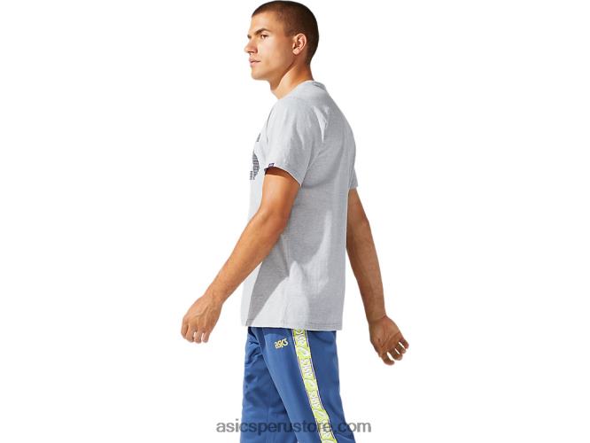 RPVB1897 brezo gris piamonte Asics camiseta de manga corta para hombre jersey foil bl