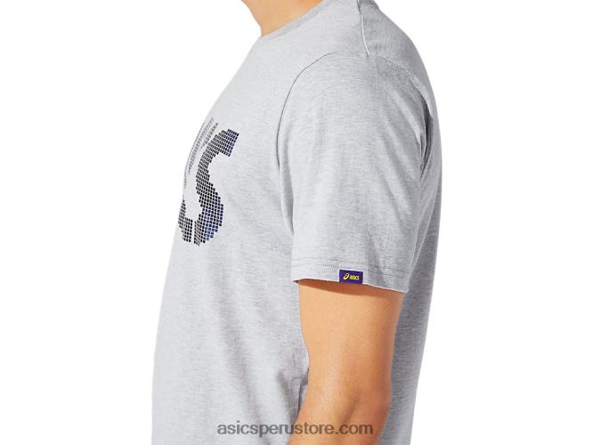 RPVB1897 brezo gris piamonte Asics camiseta de manga corta para hombre jersey foil bl