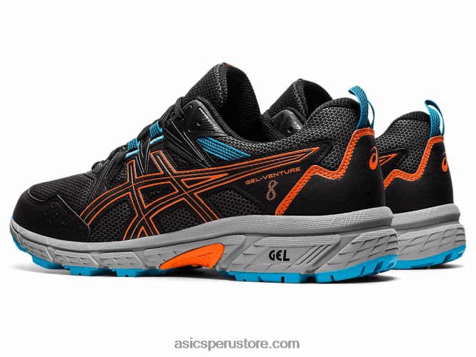 RPVB1898 negro/naranja caléndula Asics empresa de gel 8