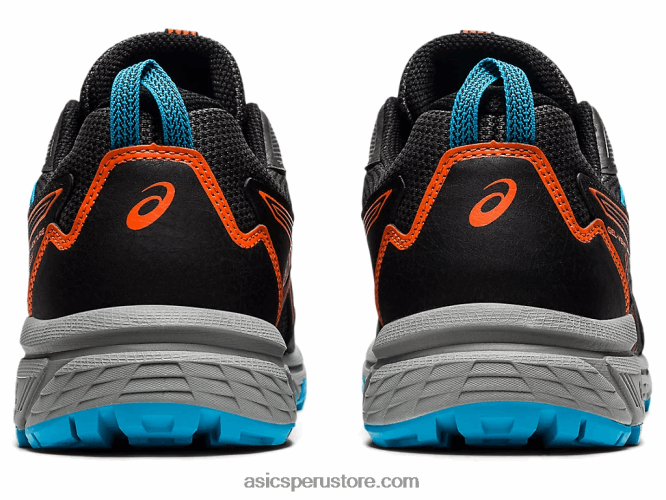 RPVB1898 negro/naranja caléndula Asics empresa de gel 8