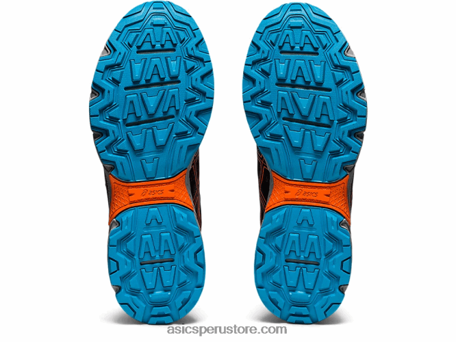 RPVB1898 negro/naranja caléndula Asics empresa de gel 8