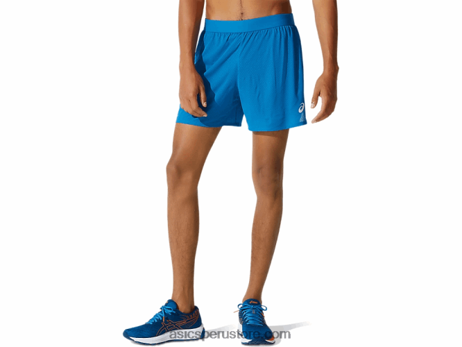 RPVB1911 azul renacido/azul francés Asics hombres ventilar 2-n-1 5in corto