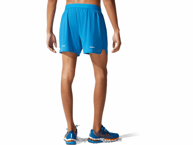 RPVB1911 azul renacido/azul francés Asics hombres ventilar 2-n-1 5in corto