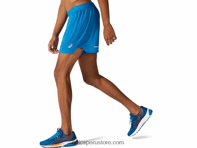 RPVB1911 azul renacido/azul francés Asics hombres ventilar 2-n-1 5in corto