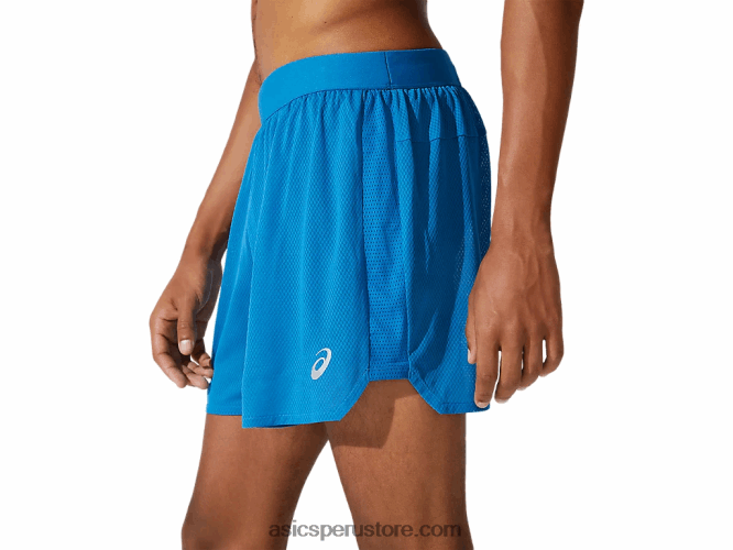 RPVB1911 azul renacido/azul francés Asics hombres ventilar 2-n-1 5in corto