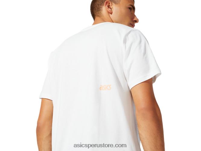 RPVB1933 crema Asics camiseta de manga corta con gráfico dt de jersey para hombre