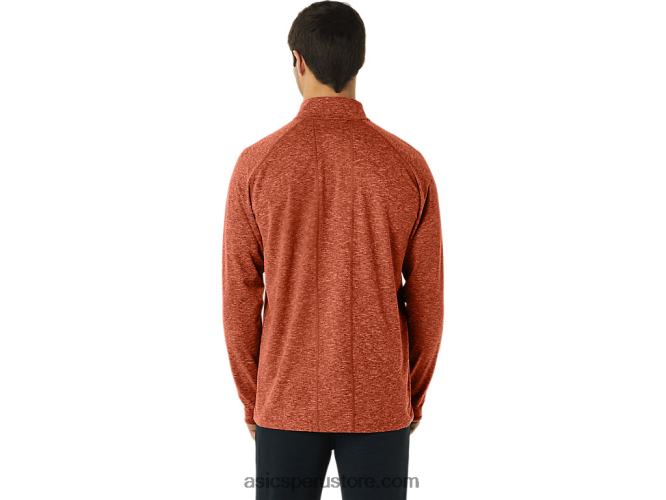 RPVB194 especias latte brezo Asics tren hombre sana 1/2 zip