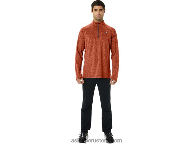 RPVB194 especias latte brezo Asics tren hombre sana 1/2 zip