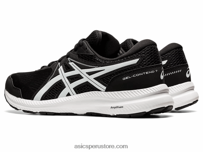 RPVB1948 blanco negro Asics gel-conten 7 extra ancho