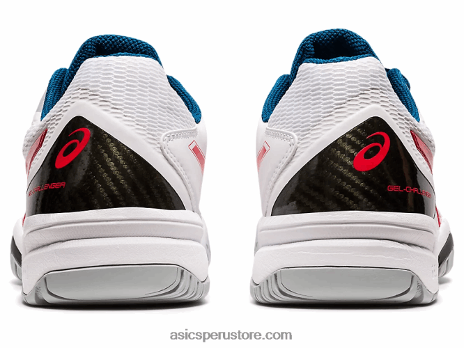 RPVB1949 blanco/rojo clásico Asics gel-desafiador 12