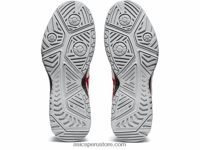 RPVB1949 blanco/rojo clásico Asics gel-desafiador 12