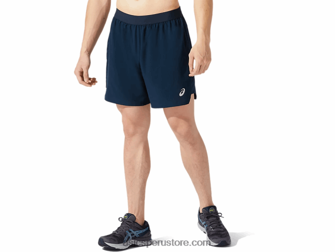 RPVB1956 azul francés Asics carretera hombre 7in short