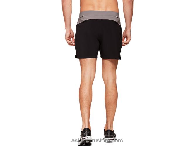 RPVB1988 rendimiento negro Asics short hombre fietro 5in