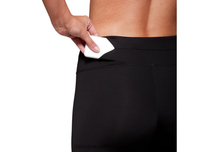 RPVB1997 rendimiento negro Asics pantalón corto hombre fietro 7in 2 n 1