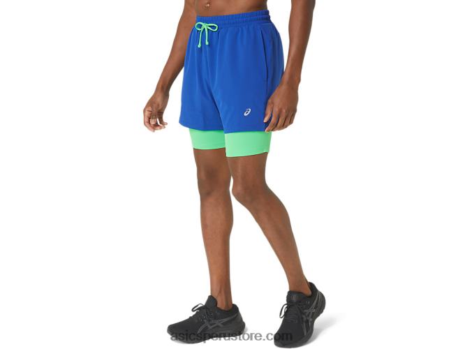 RPVB20 real/pista Asics shorts deportivos reutilizados nuevos y fuertes para hombre