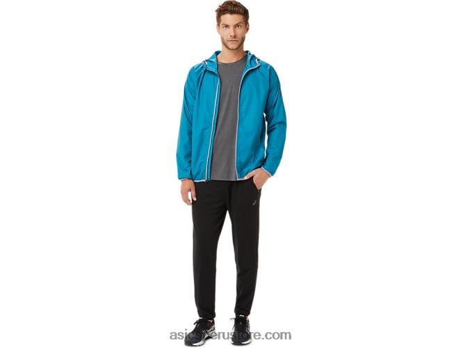 RPVB2027 azul verdoso brezo/hoja de roca Asics chaqueta plegable para hombre