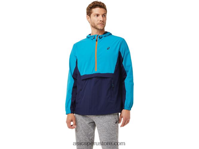 RPVB2030 azul verdoso/chaquetón Asics chaqueta anorak hombre