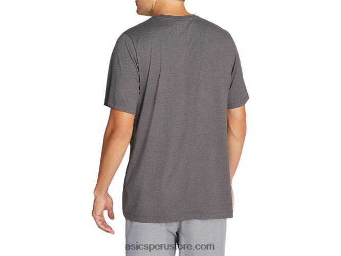 RPVB2033 brezo gris oscuro Asics camiseta de manga corta hthr tech para hombre