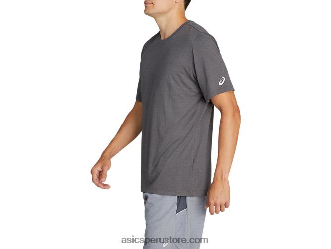 RPVB2033 brezo gris oscuro Asics camiseta de manga corta hthr tech para hombre