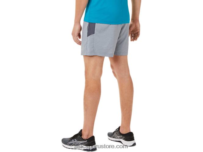 RPVB2038 estampado de sheet rock spacedye/gris Asics pantalón corto de 5 pulgadas pr lyte para hombre