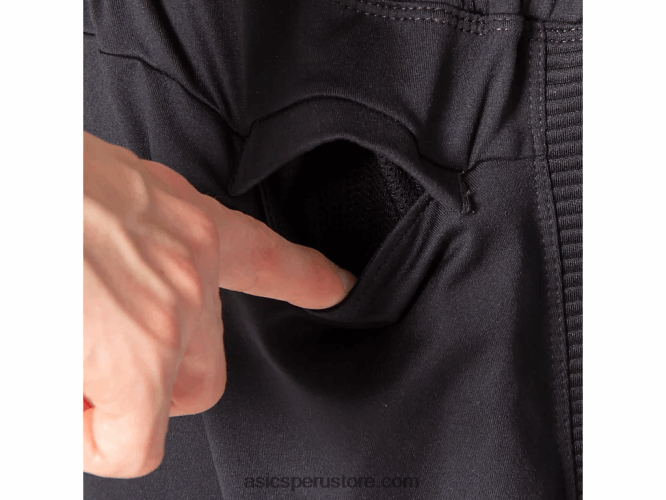 RPVB2061 rendimiento negro Asics Pantalón cónico de polar Thermopolis para hombre