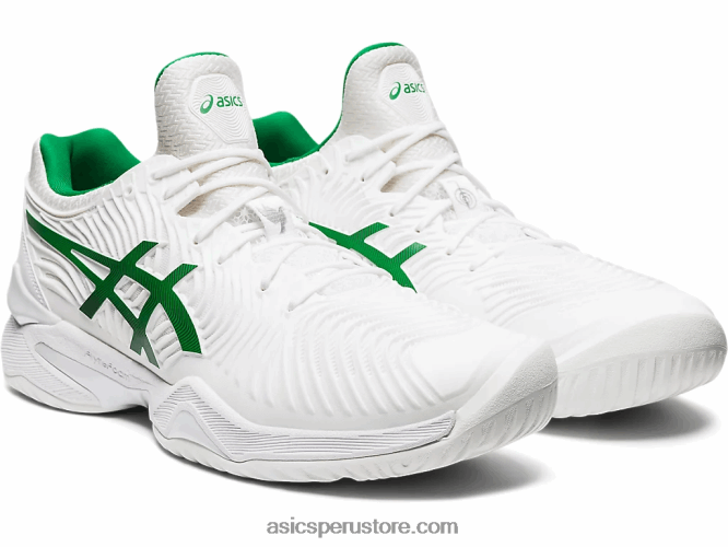 RPVB2063 blanco verde Asics corte ff novak