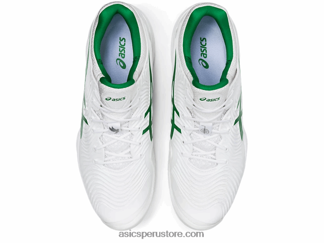 RPVB2063 blanco verde Asics corte ff novak
