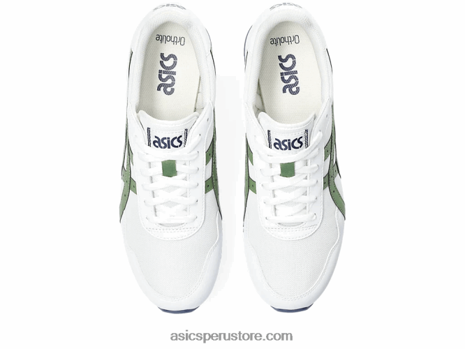 RPVB208 blanco/verde cedro Asics corredor de tigre