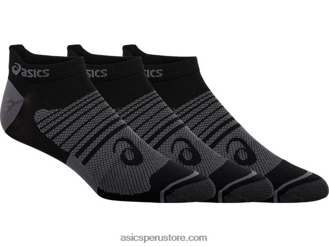 RPVB2096 rendimiento negro Asics Quick Lyte Plus para hombre paquete de 3