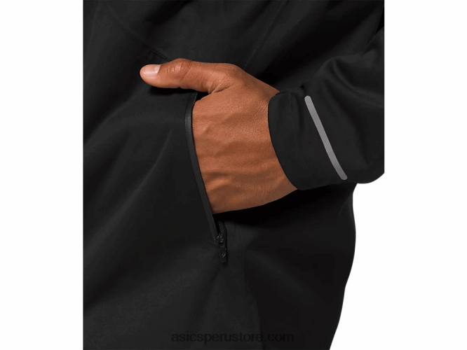 RPVB2098 rendimiento negro Asics chaqueta acelera hombre