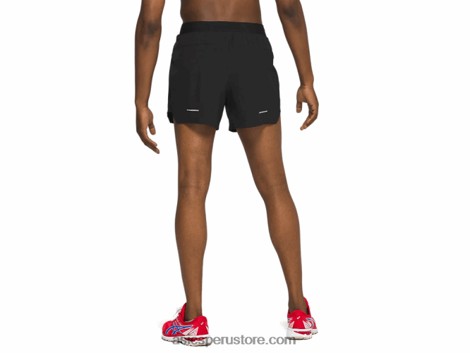 RPVB2099 rendimiento negro Asics carretera hombre 5in short