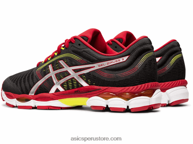 RPVB2103 negro/rojo veloz Asics gel-ziruss 3