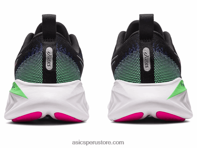 RPVB2133 delirio negro/rosa Asics cúmulo de gel 25