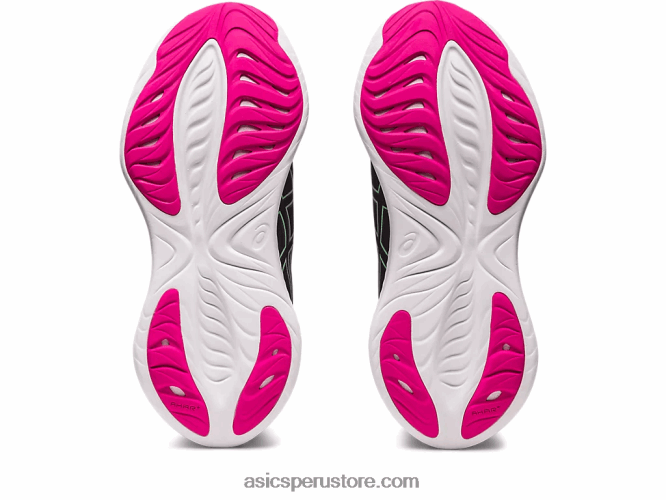 RPVB2133 delirio negro/rosa Asics cúmulo de gel 25